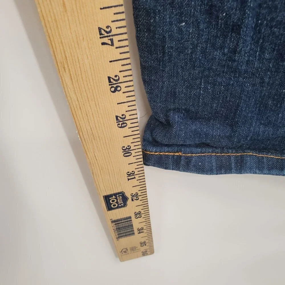 Levi's 505 Regular Fit Straight Leg Stretch Jeans Big Tall Size 40x32 Mens Blue